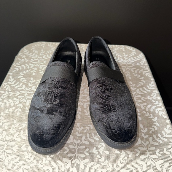 Black Bruno Marc Men's Dress Tuxedo Shoe Loafers, Slip-on size 7 like new - Picture 7 of 7